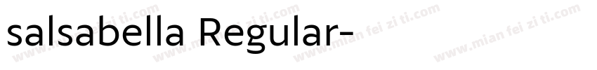 salsabella Regular字体转换